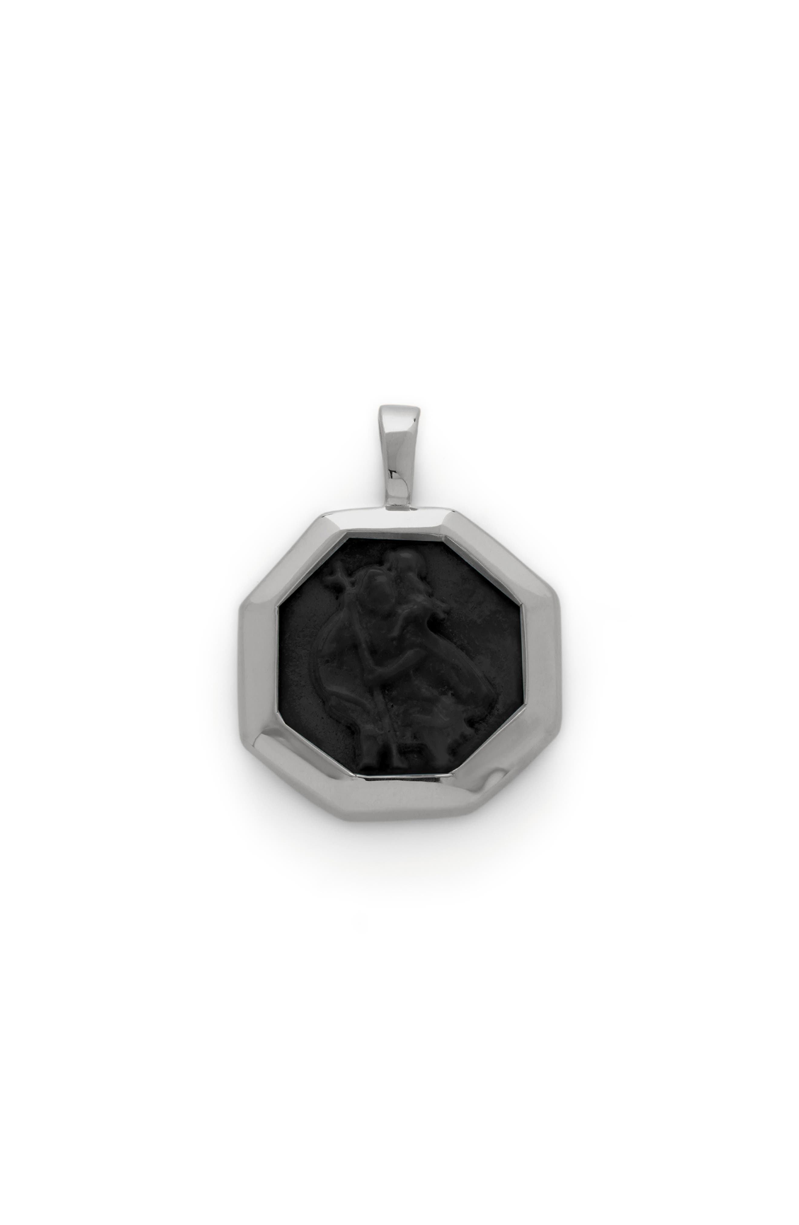 selected STERLING SILVER / BLACK ONYX