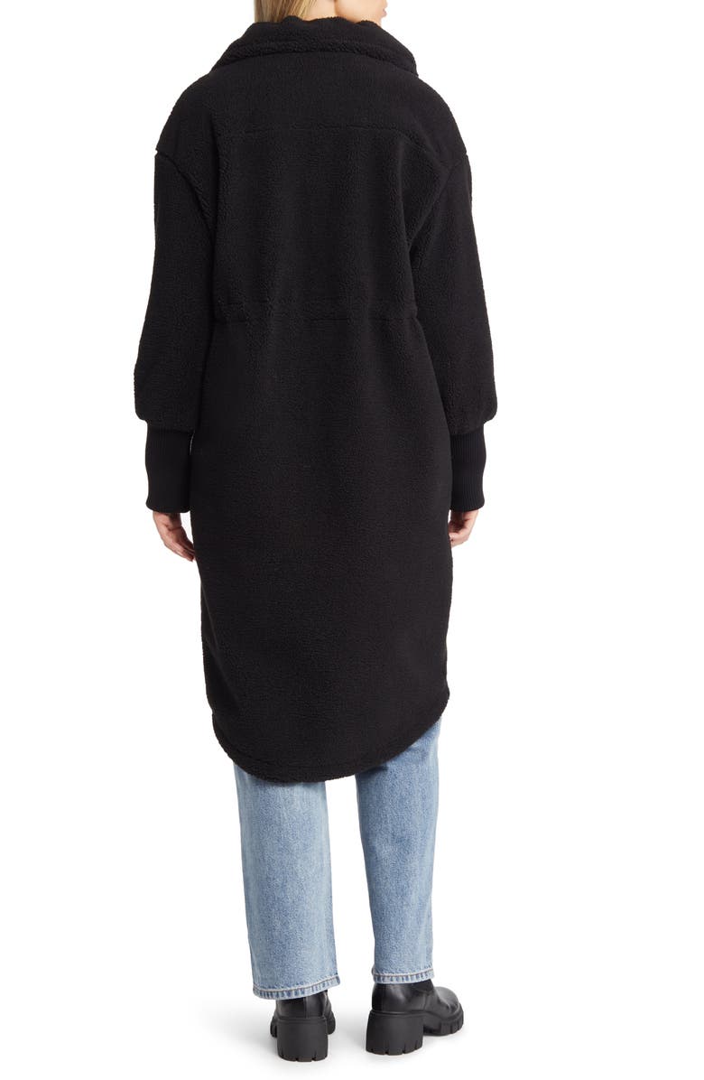 UGG<sup>®</sup> Rhiannon High Pile Fleece Longline Coat, Alternate, color, 