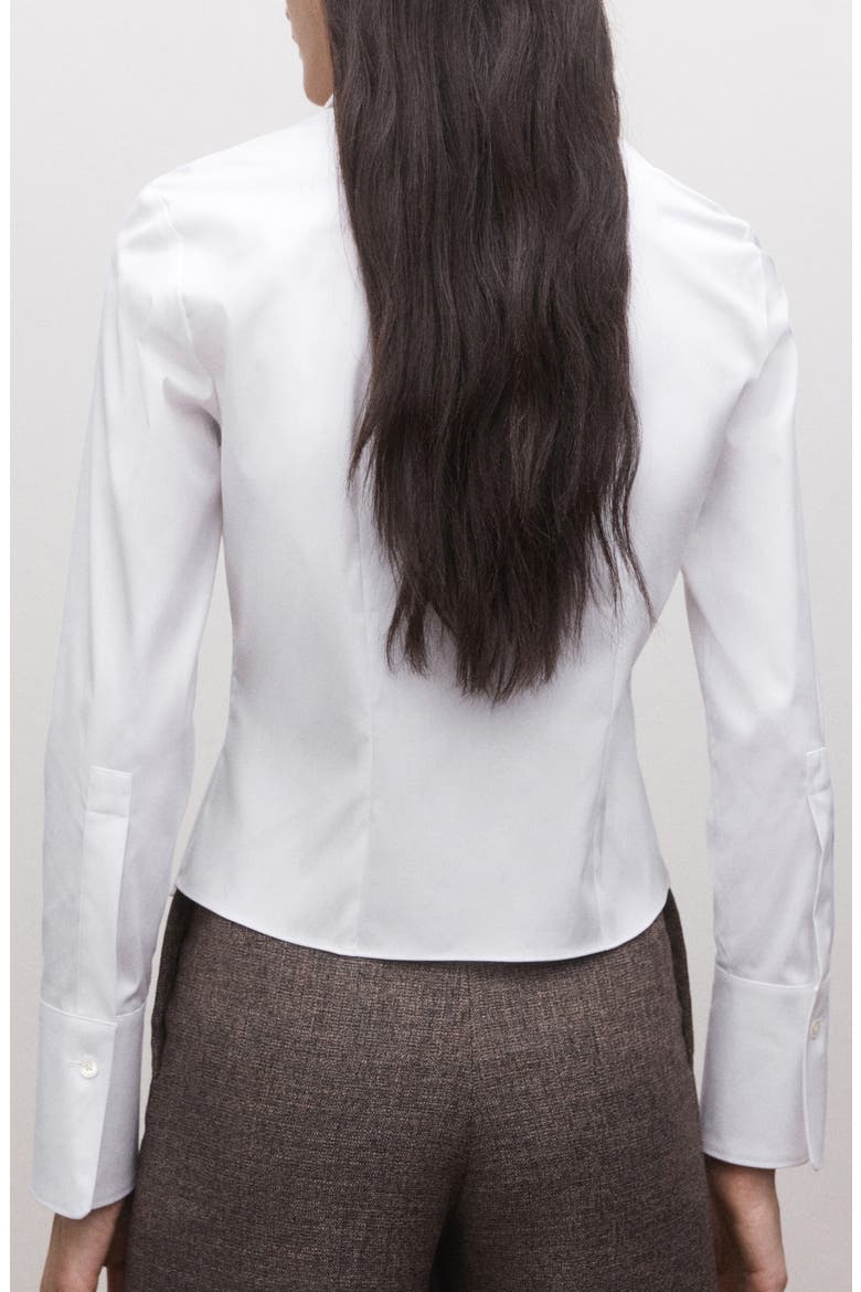 Button Up Shirt, Alternate, color, WHITE