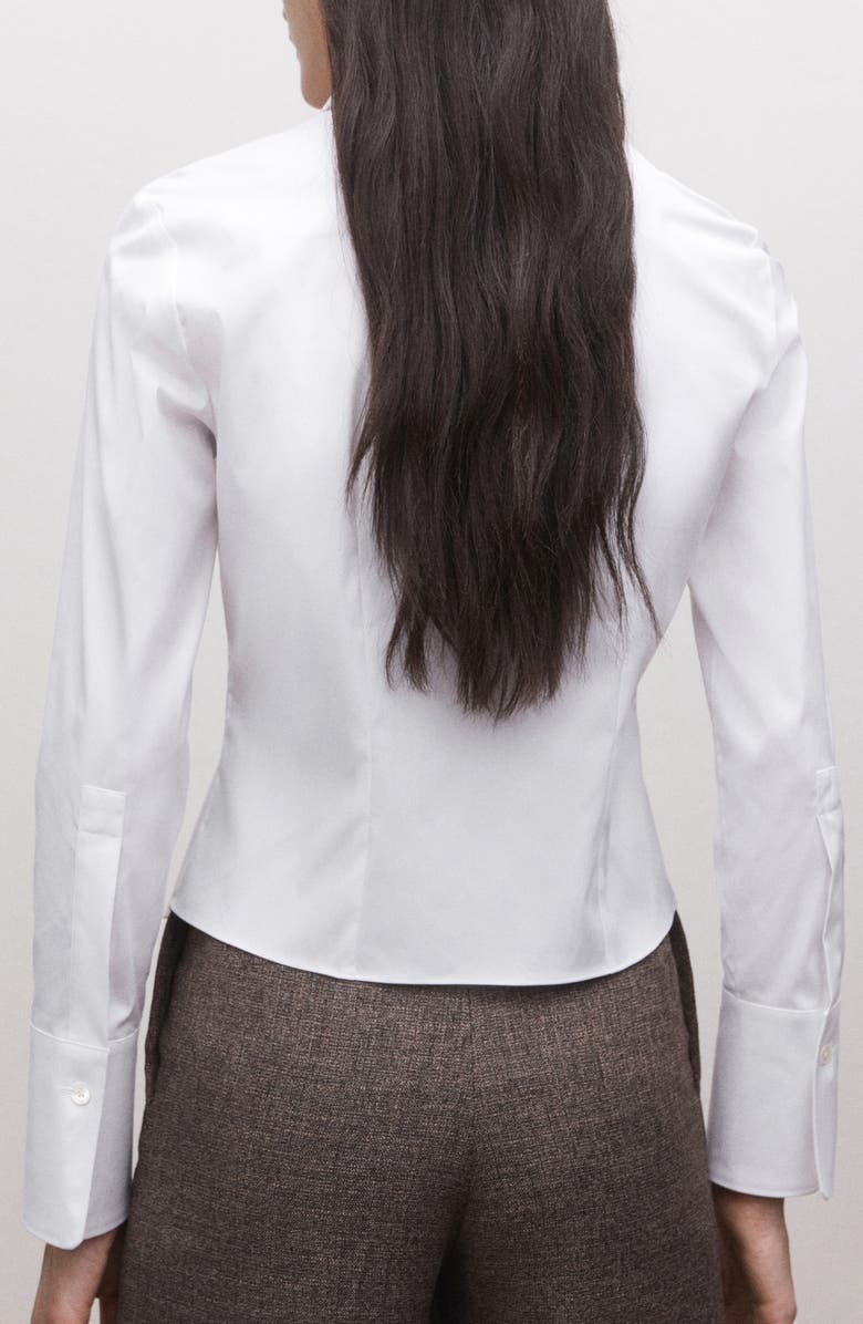 MANGO Button Up Shirt, Alternate, color, 