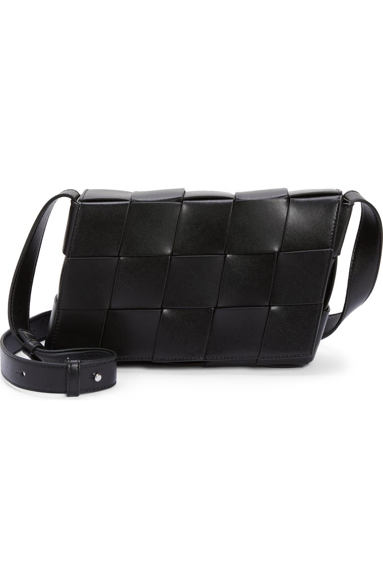 Bottega Veneta Medium Speed Cassette Leather Crossbody Bag, Main, color,