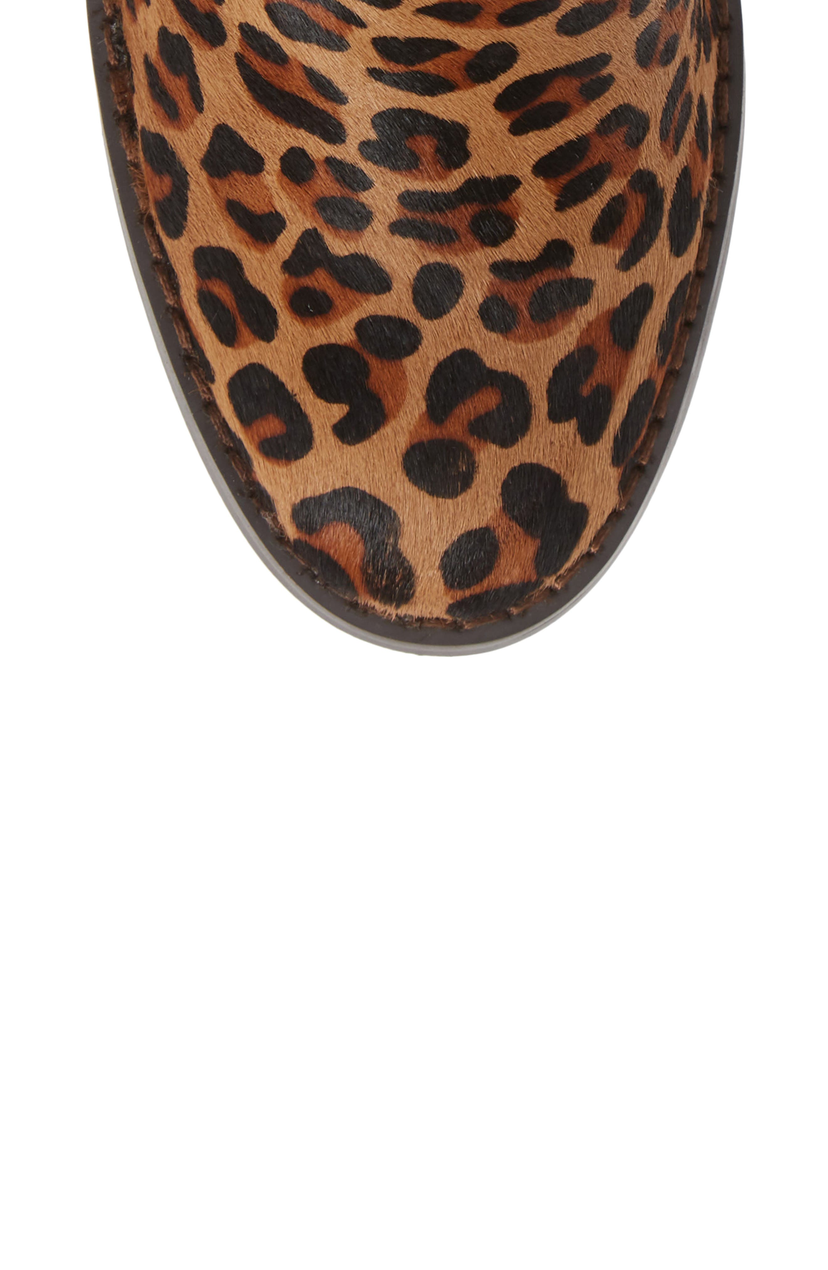 Cromwell Genuine Calf Hair Bootie, Alternate, color, BROWN LEOPARD LEATHER