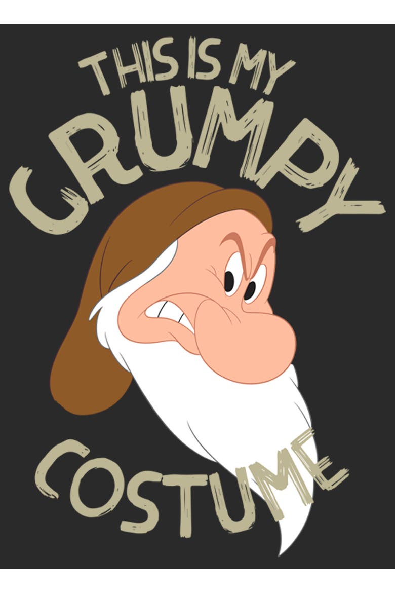 Men's Snow White and the Seven Dwarves This is my Grumpy Costume T-Shirt, Alternate, color, Charcoal