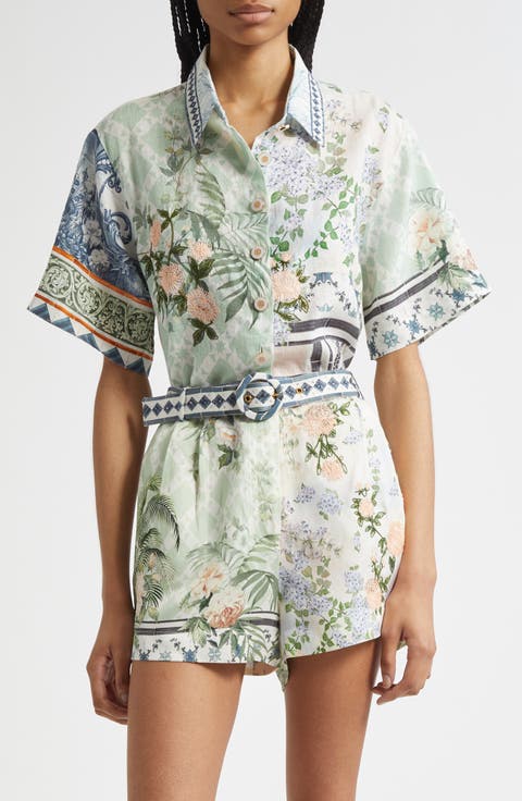 Classic Linen Button-Up Shirt