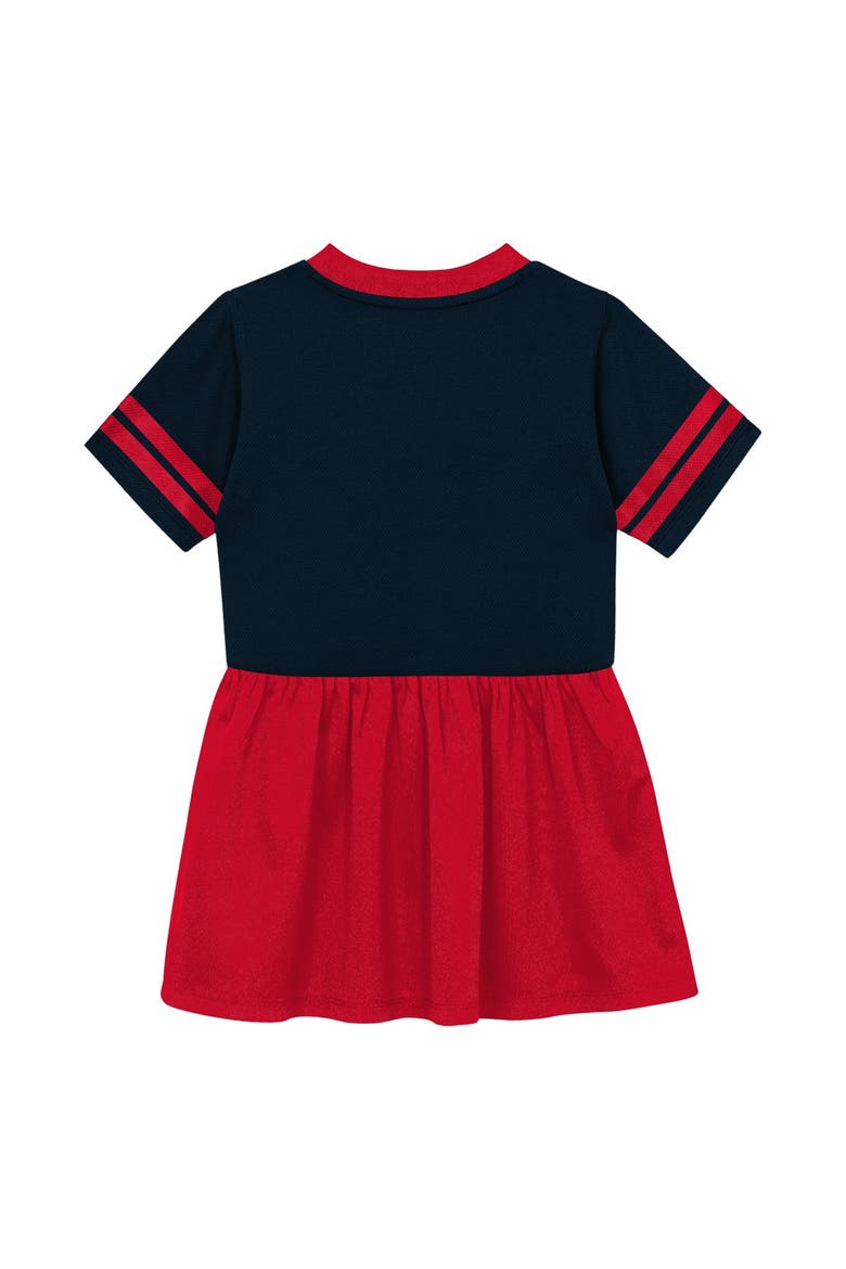 Toddler Outerstuff  Navy Houston Texans Stadium Lights V-Neck Fashion Football Jersey Dress, Alternate, color, Navy