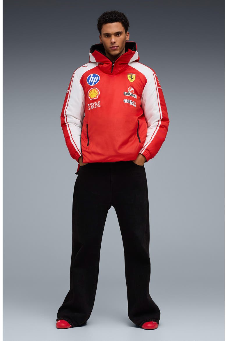 Scuderia Ferrari HP Replica Racing Jacket, Alternate, color, PUMA RED