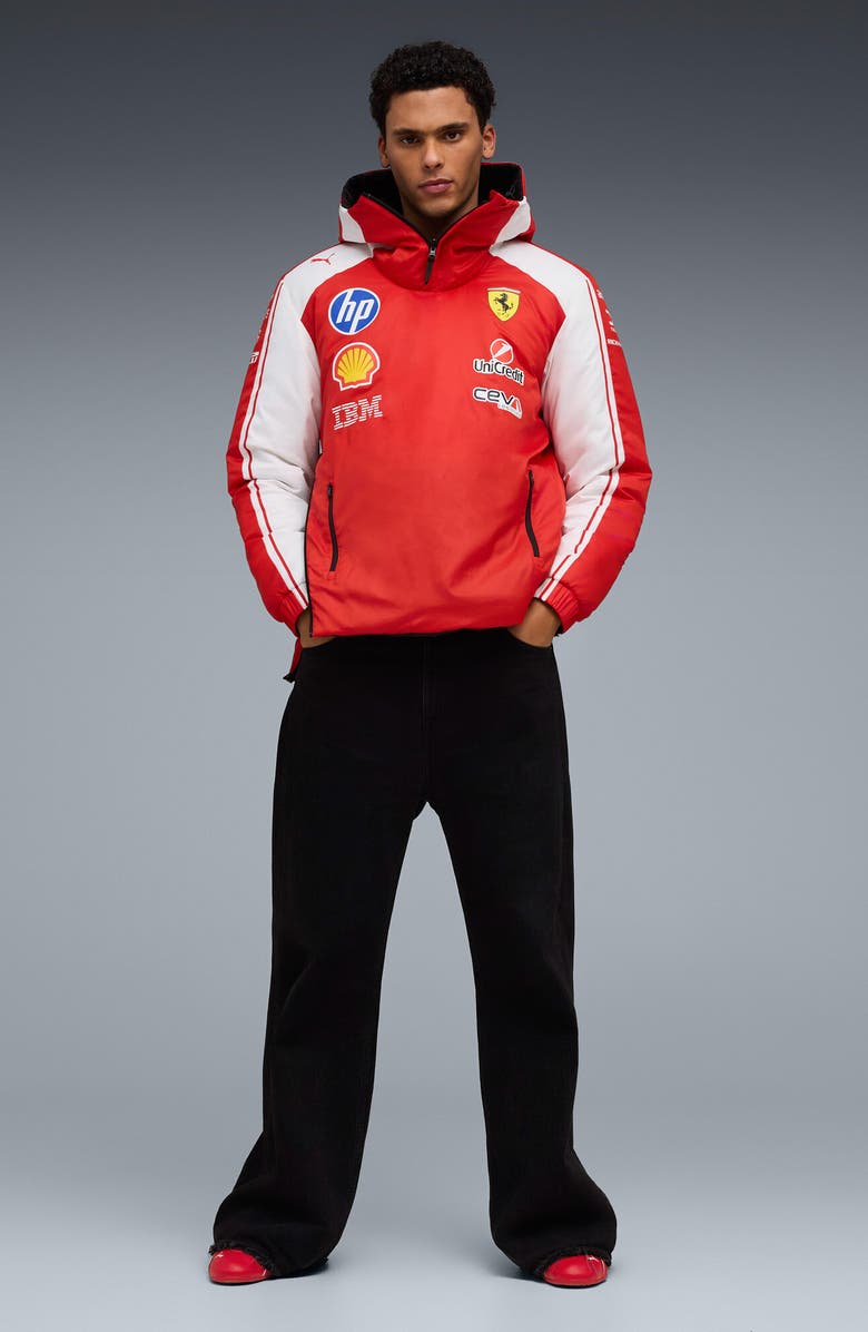 PUMA Scuderia Ferrari HP Replica Racing Jacket, Alternate, color, Puma Red