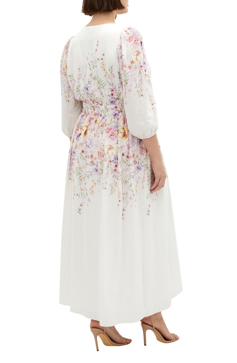 City Chic Keyla Floral Long Sleeve Maxi Dress, Alternate, color,