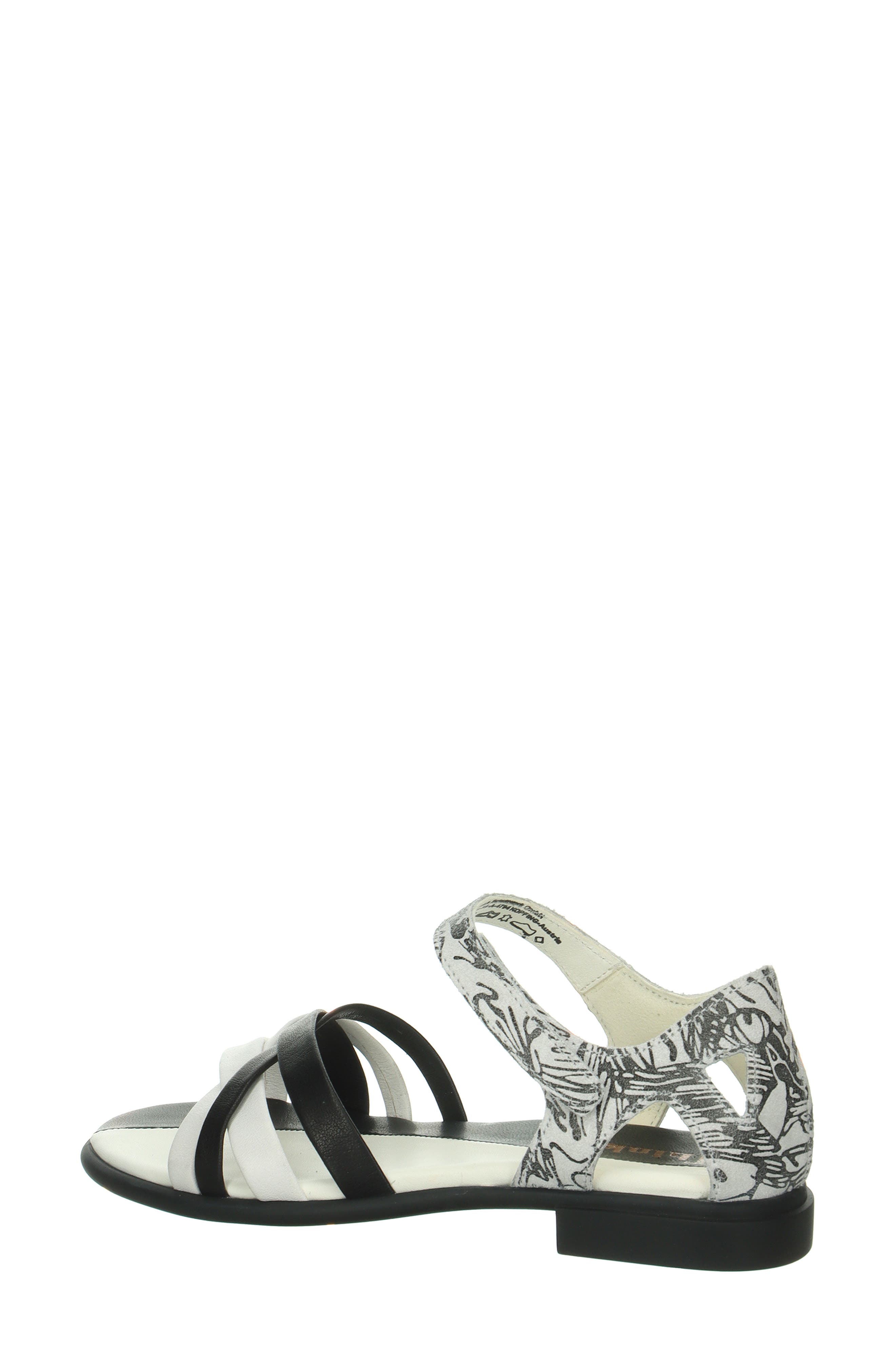 Think! Kamaa Strappy Sandal, Alternate, color, Bianco/Kombi