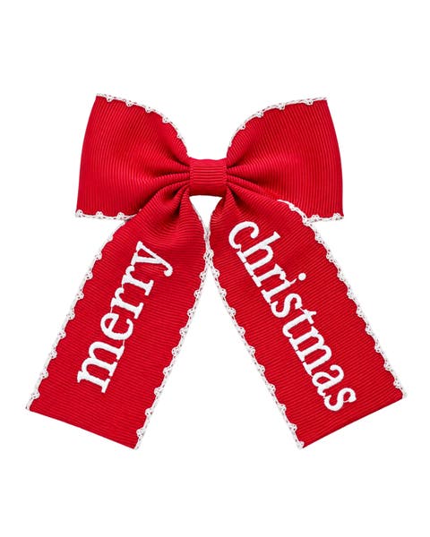 Merry Christmas Hair Bow (little Kid, Big Kid)