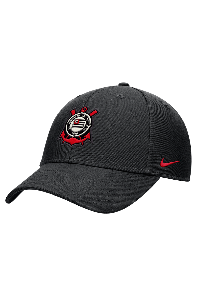 Men's Nike Black Corinthians Rise Adjustable Hat, Main, color, Black