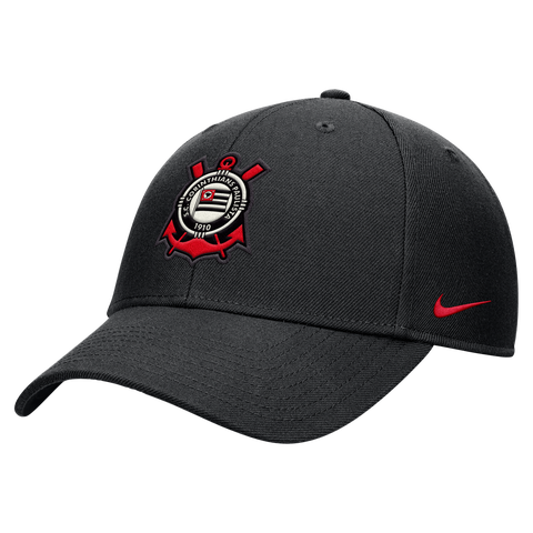 Men's Nike Black Corinthians Rise Adjustable Hat