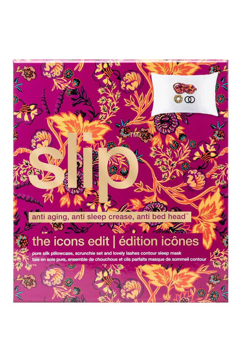 The Icons Edit Pillowcase, Mask & Scrunchies Set USD $170 Value, Alternate, color, BLOSSOM NIGHTS