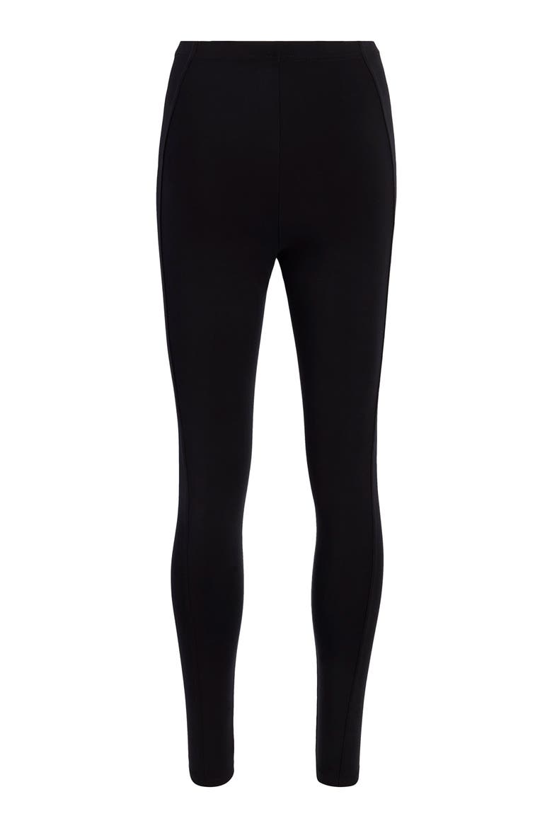 SEAMED LEGGING, Alternate, color, BLACK