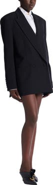 Balmain Oversized grain de poudre jacket