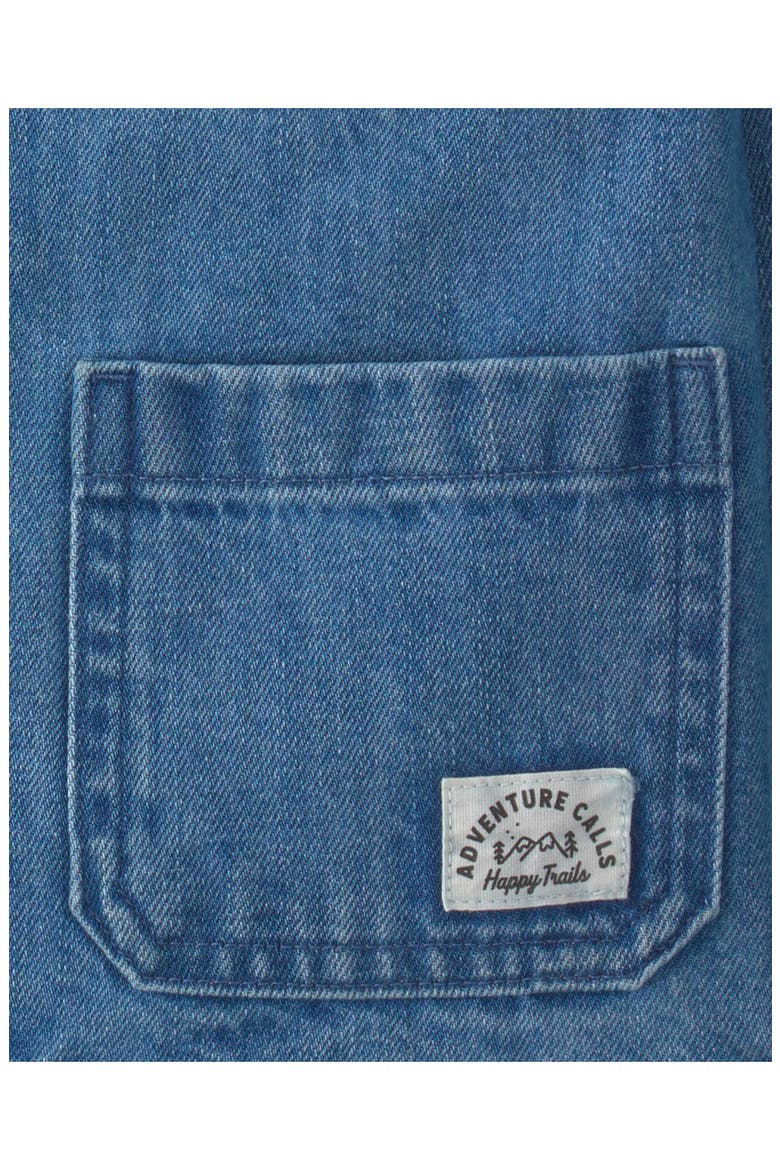 Kids' Organic Cotton Denim Jacket, Alternate, color, DENIM