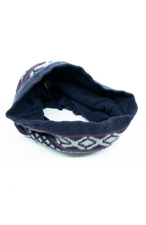 Cashmere neckwarmer in nordic design