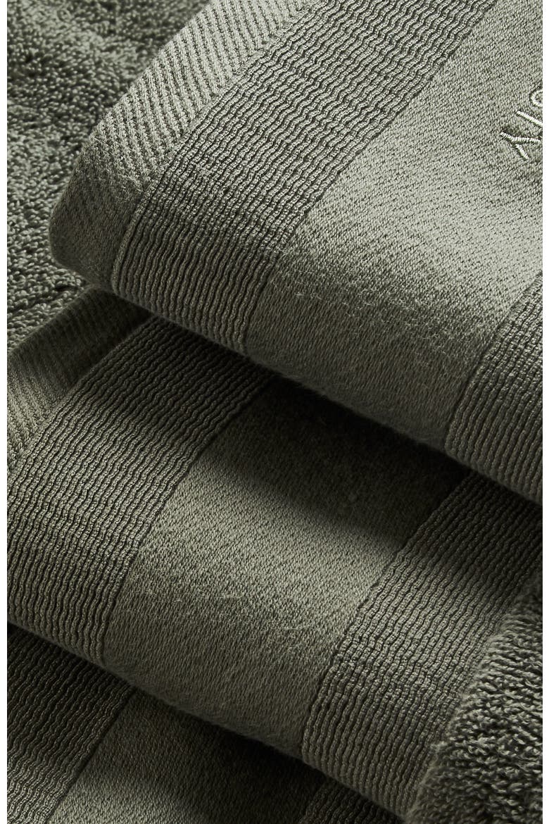 Signature Luxury 100% Cotton Bath Sheets, Alternate, color, Forest Green