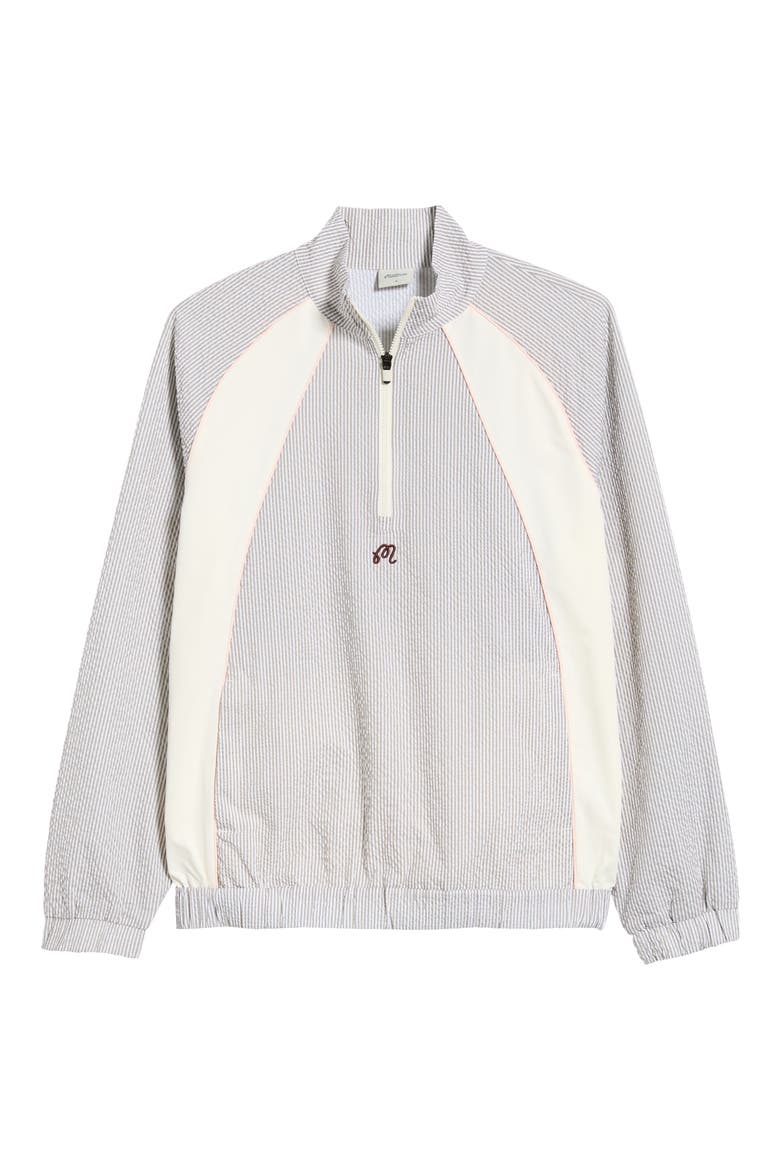 Valero Seersucker Pullover, Main, color, TAUPE MULTI