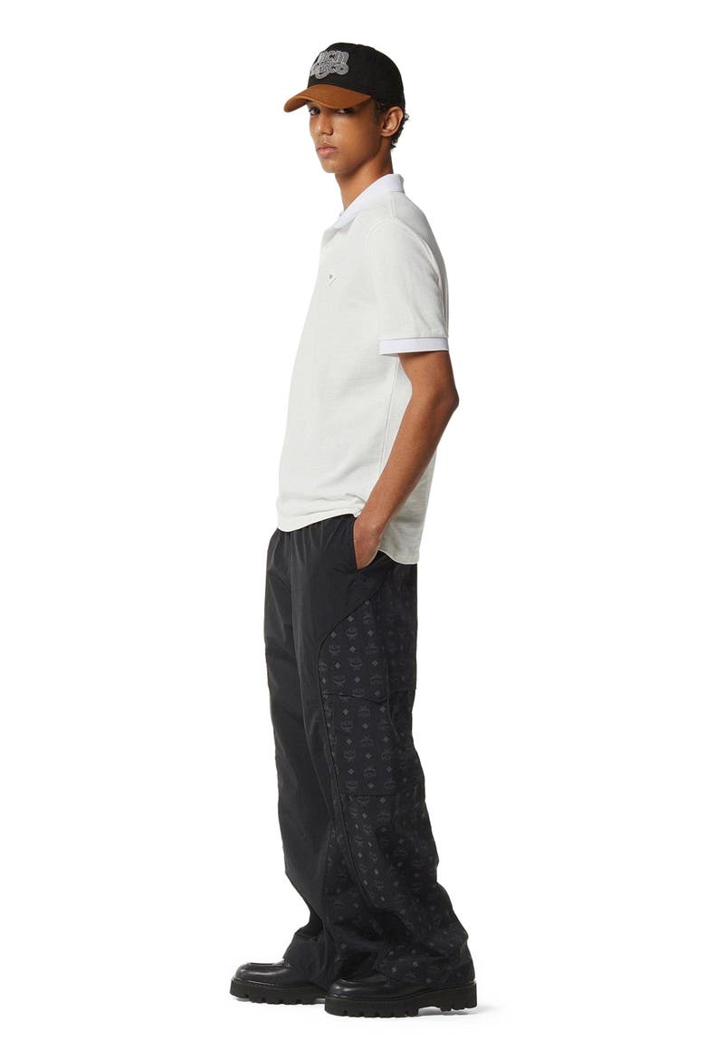 Diamond Patch Piqué Polo, Alternate, color, White