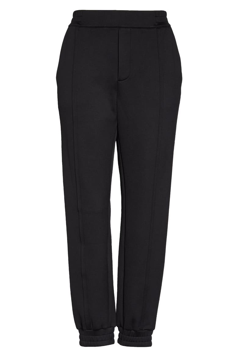 Sleek Track Pants, Alternate, color, BLACK