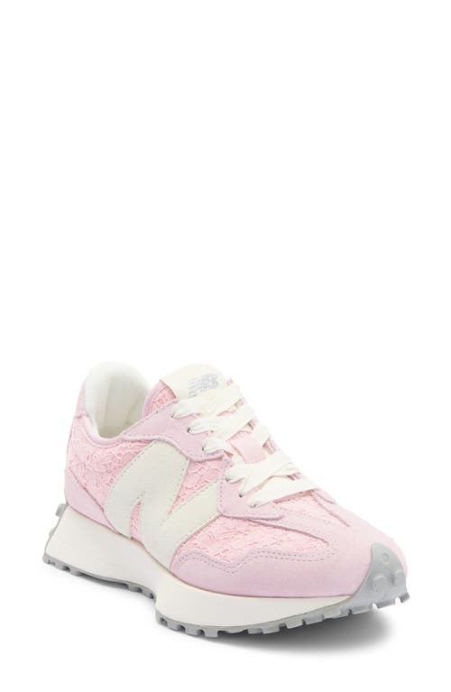 New Balance 327 Lace Sneaker in Rose Sugar/Sea Salt  product
