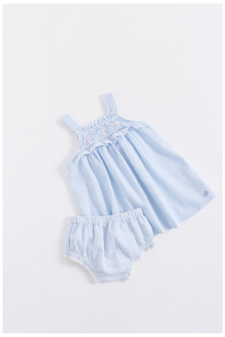 Nat Birds Dress, Alternate, color, Light Blue