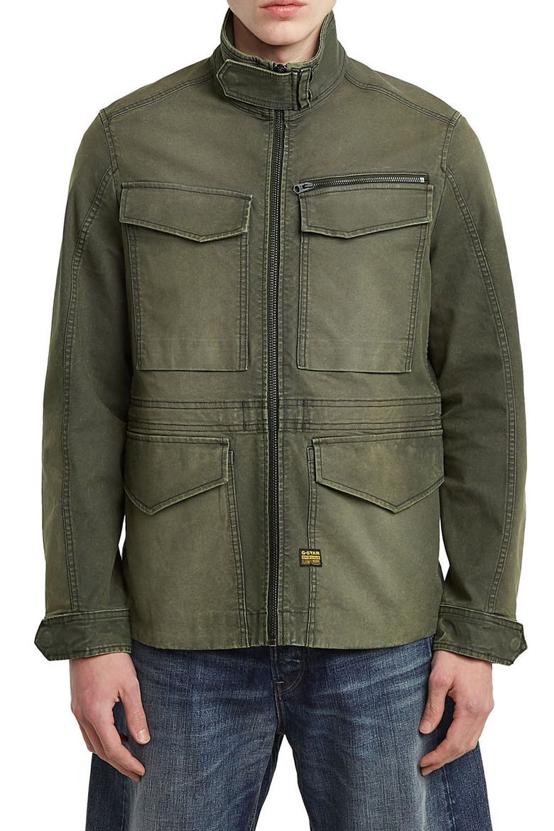 Rovic Slim Fit Field Jacket, Main, color, VINTAGE DUST ASFALT