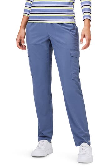 Nz Active By Nic+zoe Tech Stretch Cargo Pants In Gray