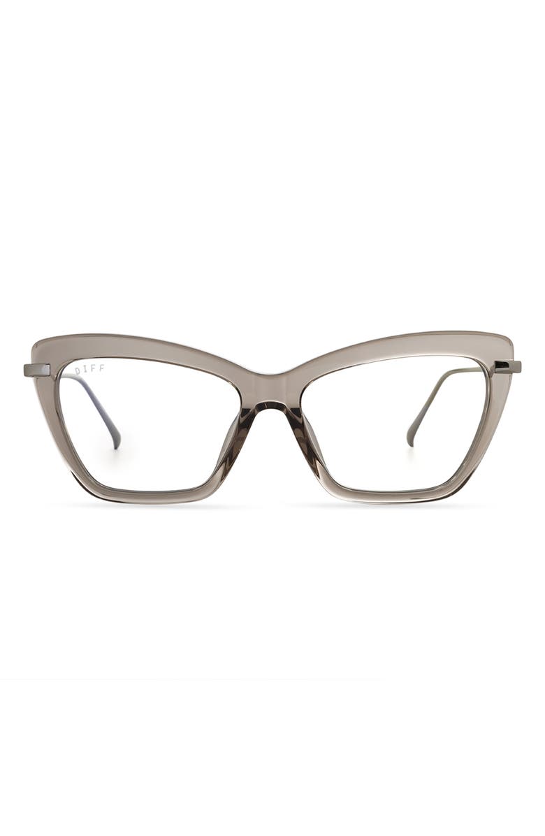 DIFF Mila 54mm Cat Eye Optical Glasses, Main, color, 