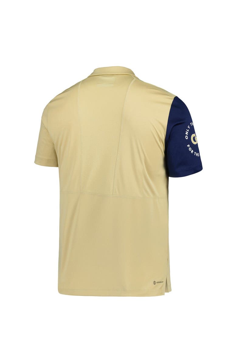 adidas Men's adidas Gold Georgia Tech Yellow Jackets AEROREADY Polo, Alternate, color, 