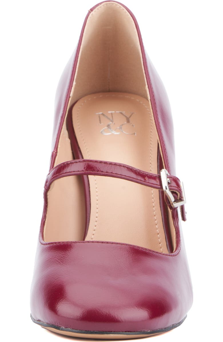 NEW YORK AND COMPANY Elaine Mary Jane Pump, Alternate, color, Wine