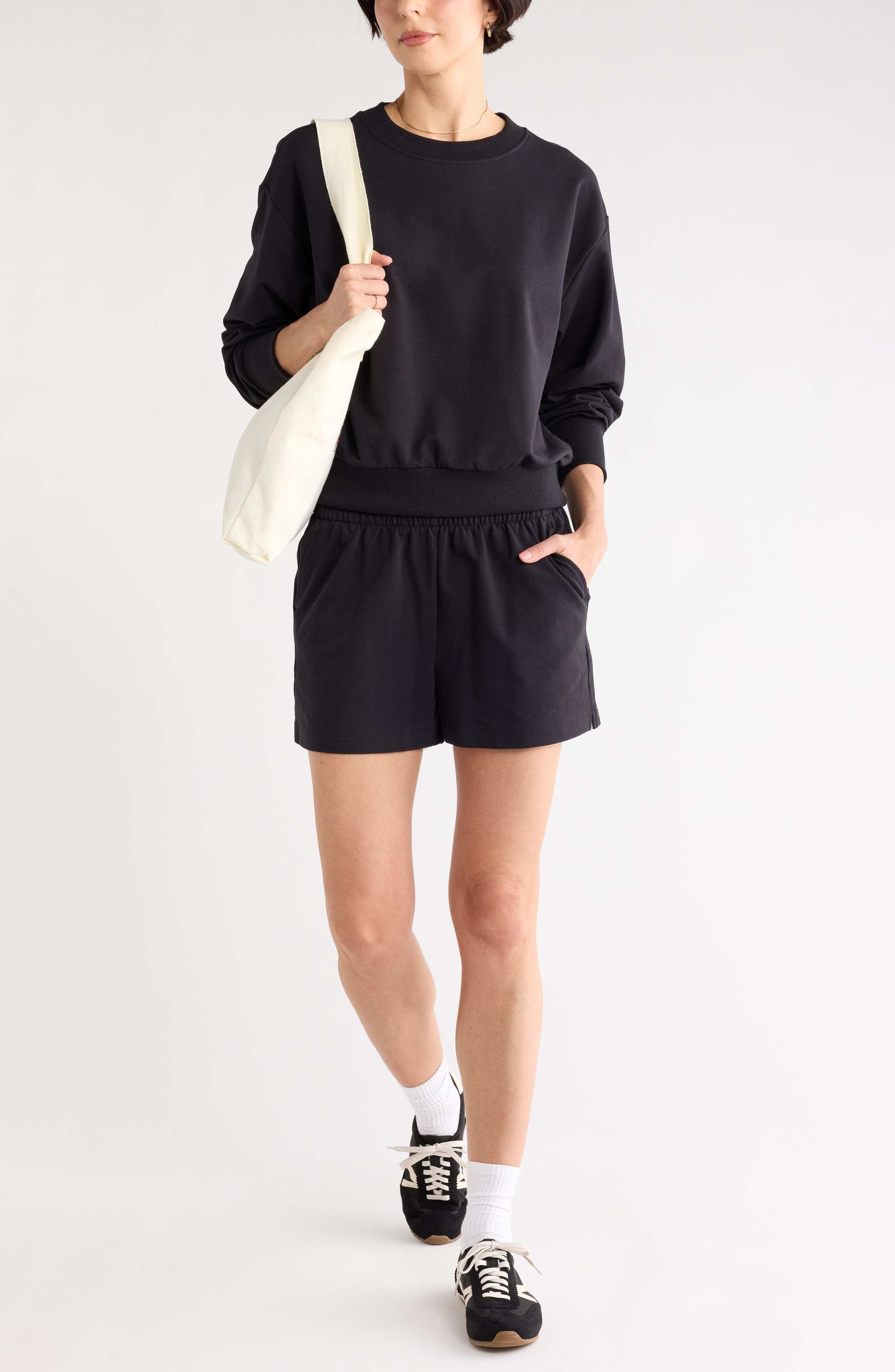 Z by Zella Relay Terry Crewneck Sweatshirt