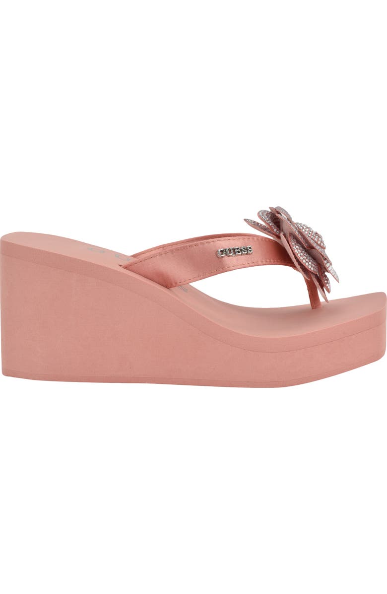 GUESS Damani Platform Wedge Sandal, Alternate, color, Light Pink