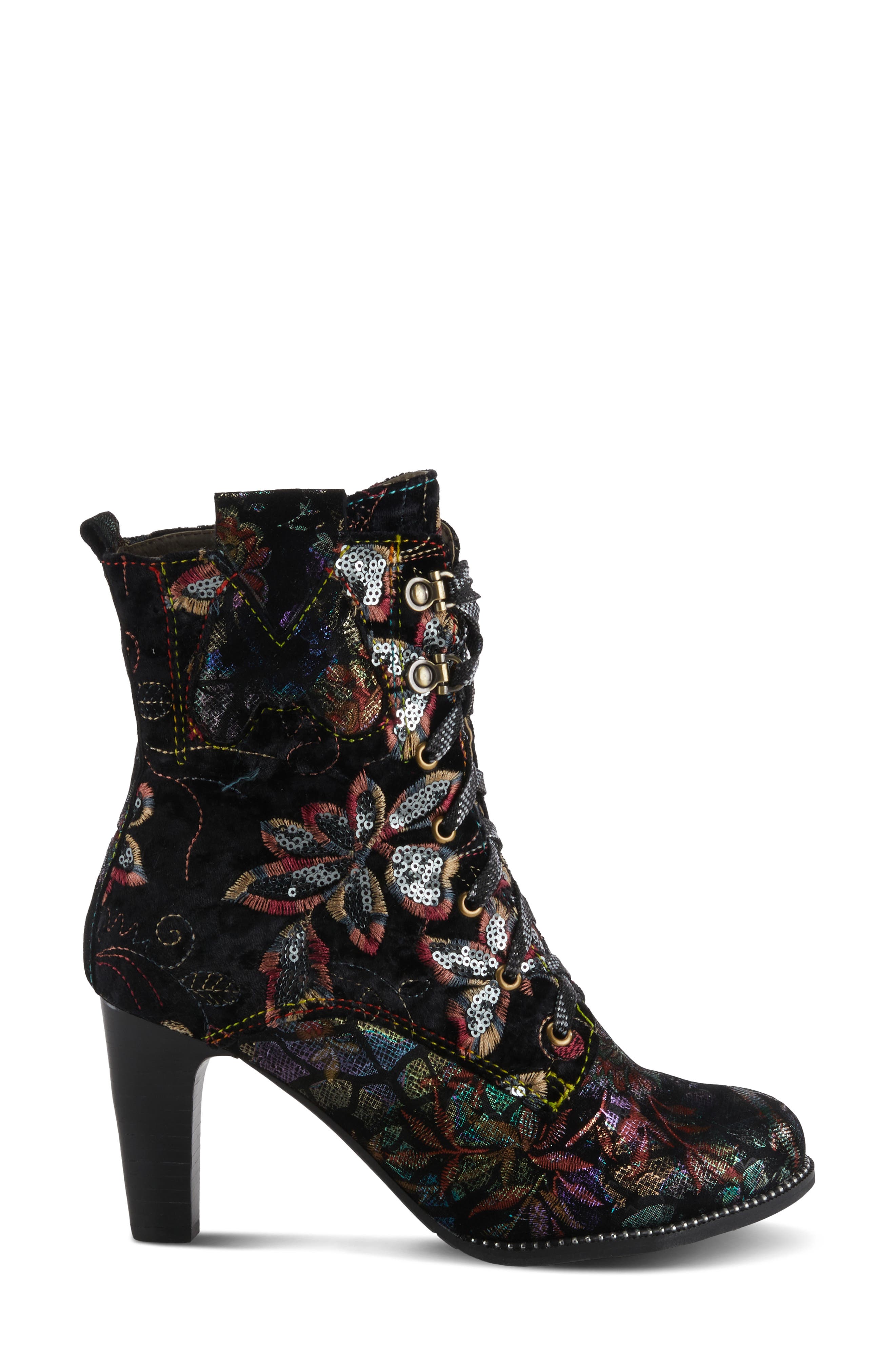 L'Artiste by Spring Step Glisten Bootie, Alternate, color, 