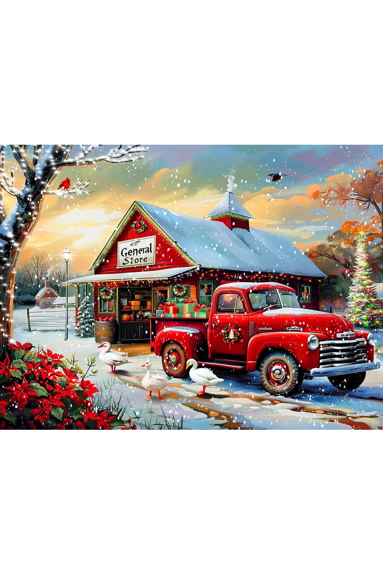 A Christmas Delivery 1000 piece Jigsaw Puzzle for Adults, Alternate, color, Multicolor