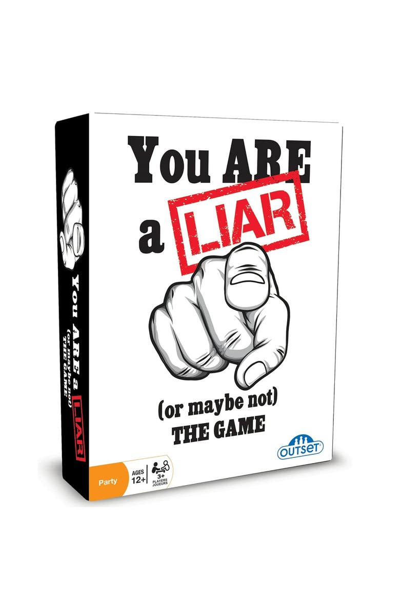 Outset Media You Are A Liar (or Maybe Not) Card Game, Main, color, Multicolored