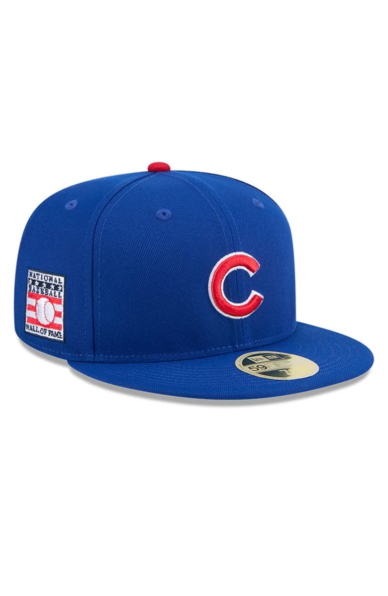 New Era Men's New Era Royal Chicago Cubs Baseball Hall of Fame 59FIFTY Fitted Hat, Main, color, Royal