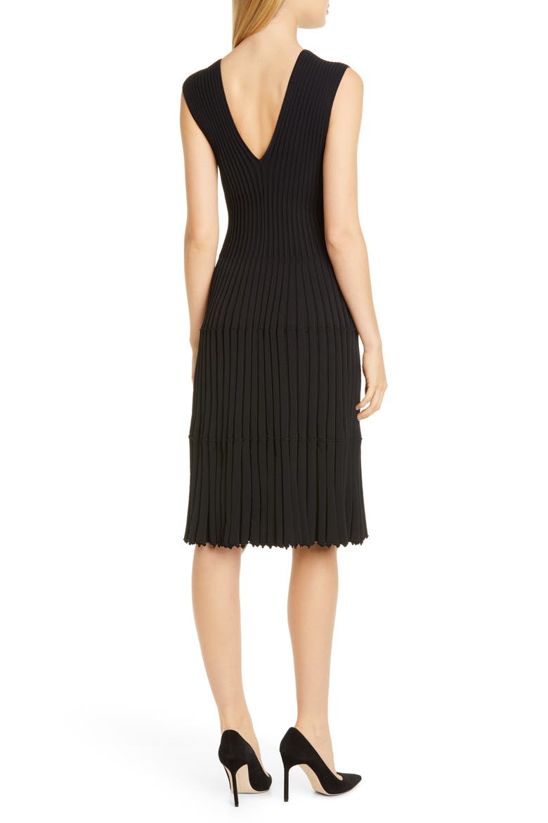 Riggs Rib Sweater Dress, Alternate, color, 000001 BLACK