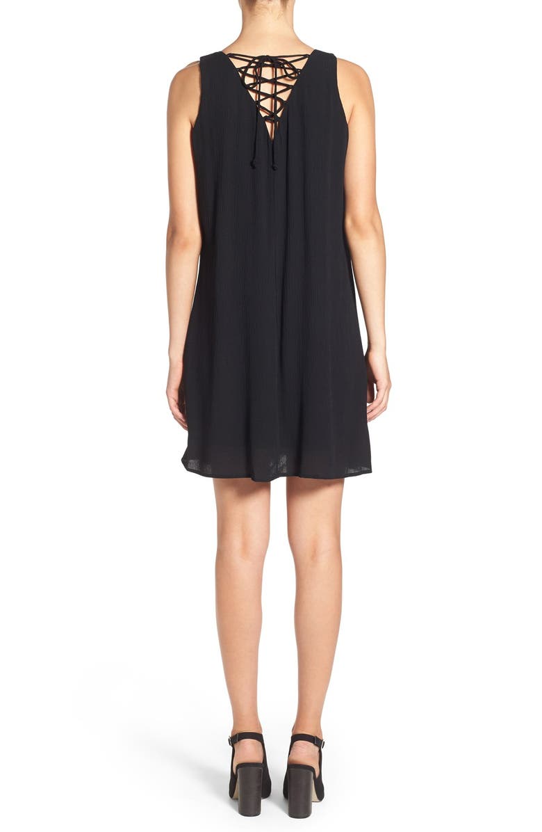 As U Wish Embroidered Shift Dress, Alternate, color, 