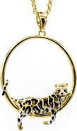 Bill Skinner Studio Clouded Leopard Hoop Necklace