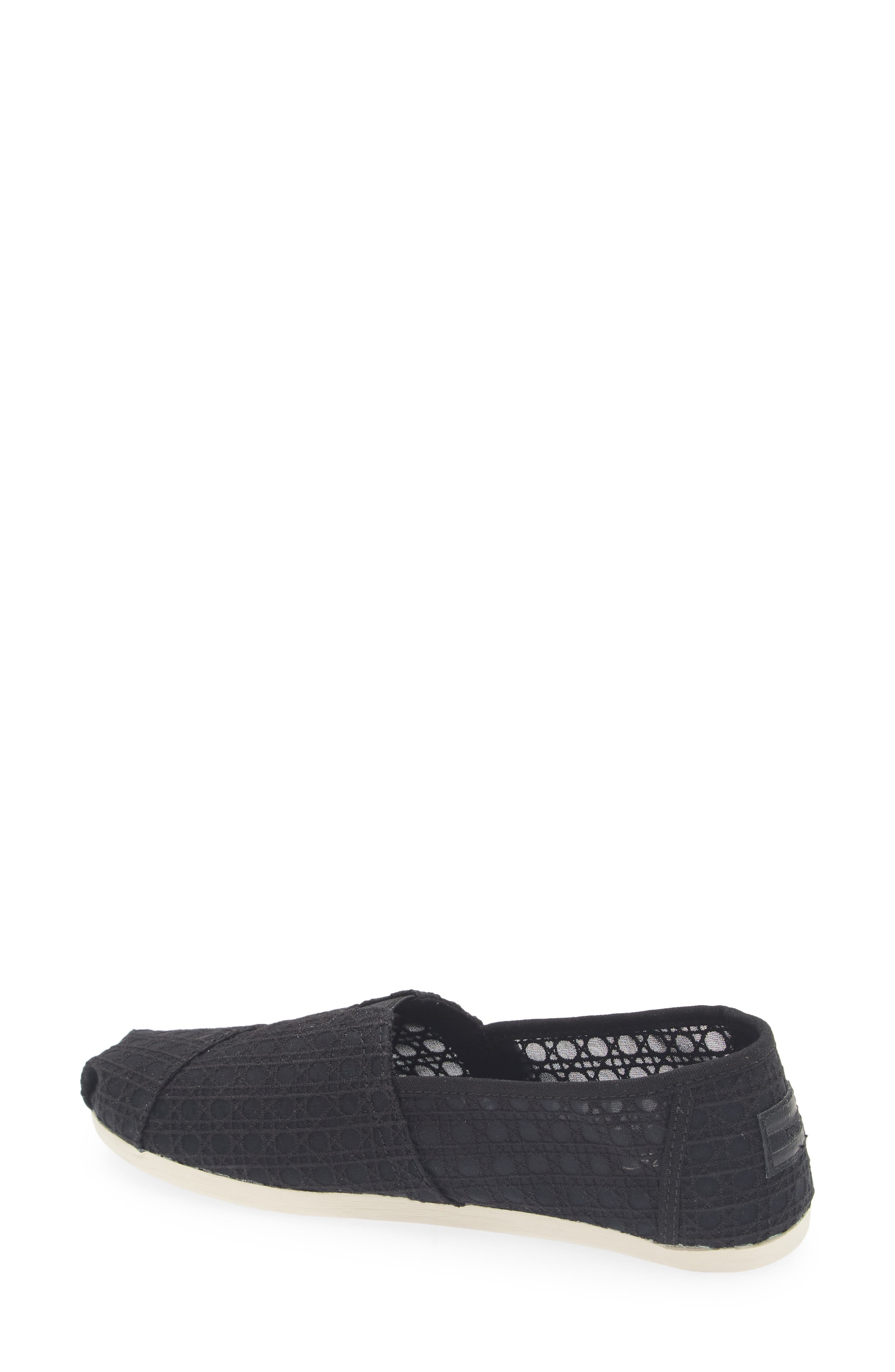 TOMS Alpargata Slip-On, Alternate, color, Black