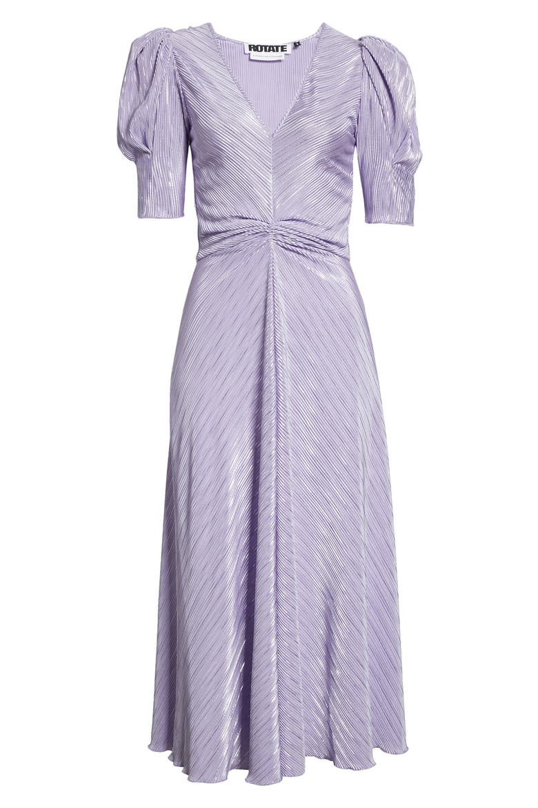 Sierina Puff Sleeve Midi Dress, Alternate, color, LAVENDER