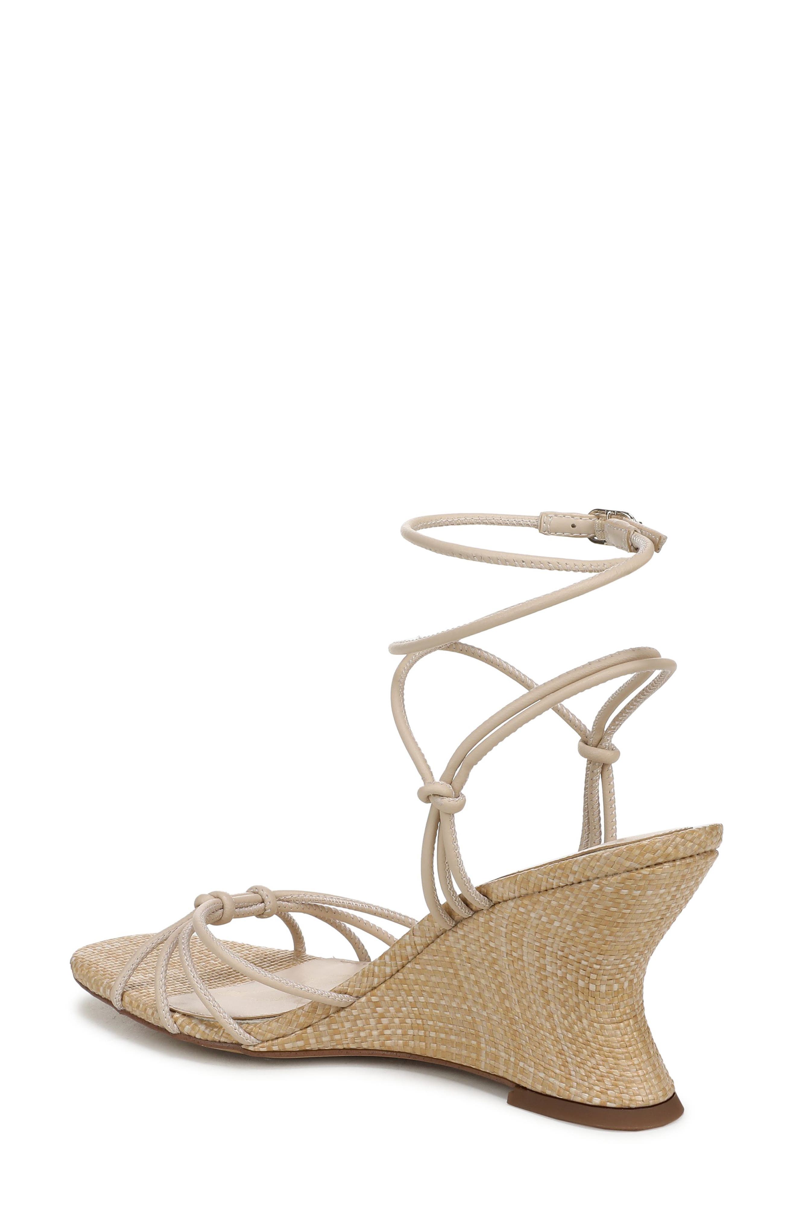 Sam Edelman Daxton Ankle Strap Wedge Sandal, Alternate, color, Light Sand