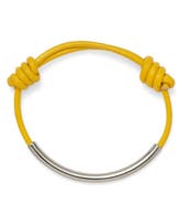 Lady Grey Leather Bond Bracelet