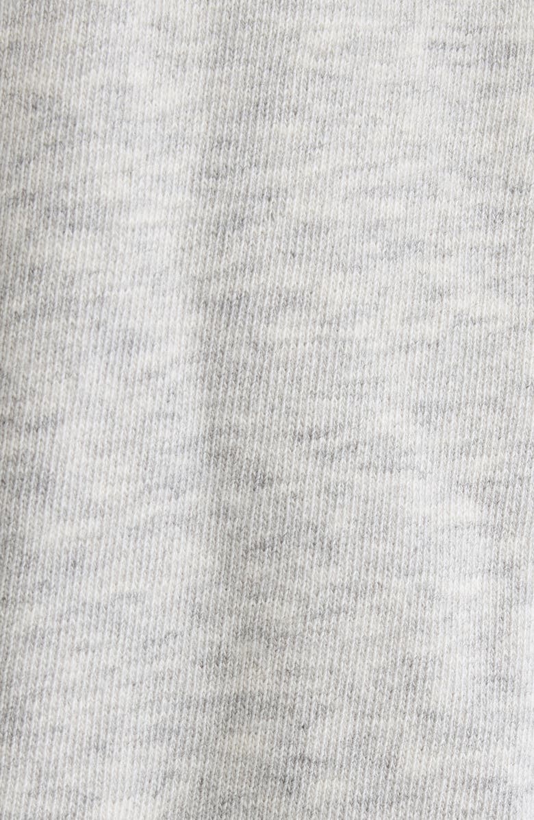 Acne Studios Felpa Pleated Cutoff Sweat Skirt, Alternate, color, Grey Melange