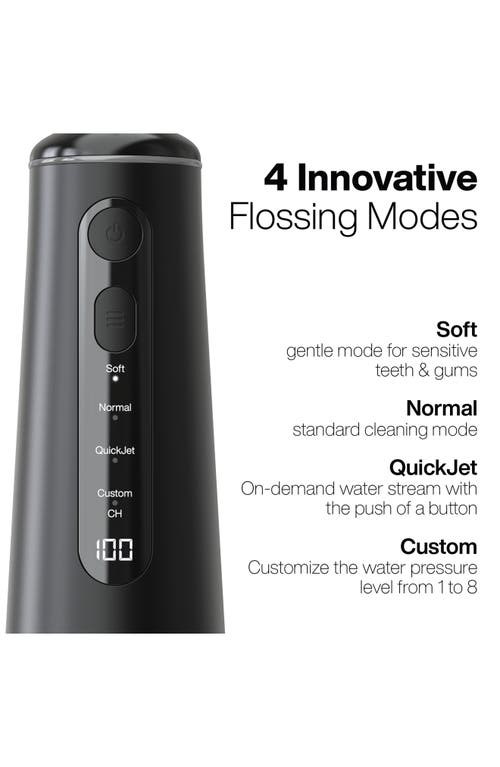 Aquasonic Elite Black Flosser In Black