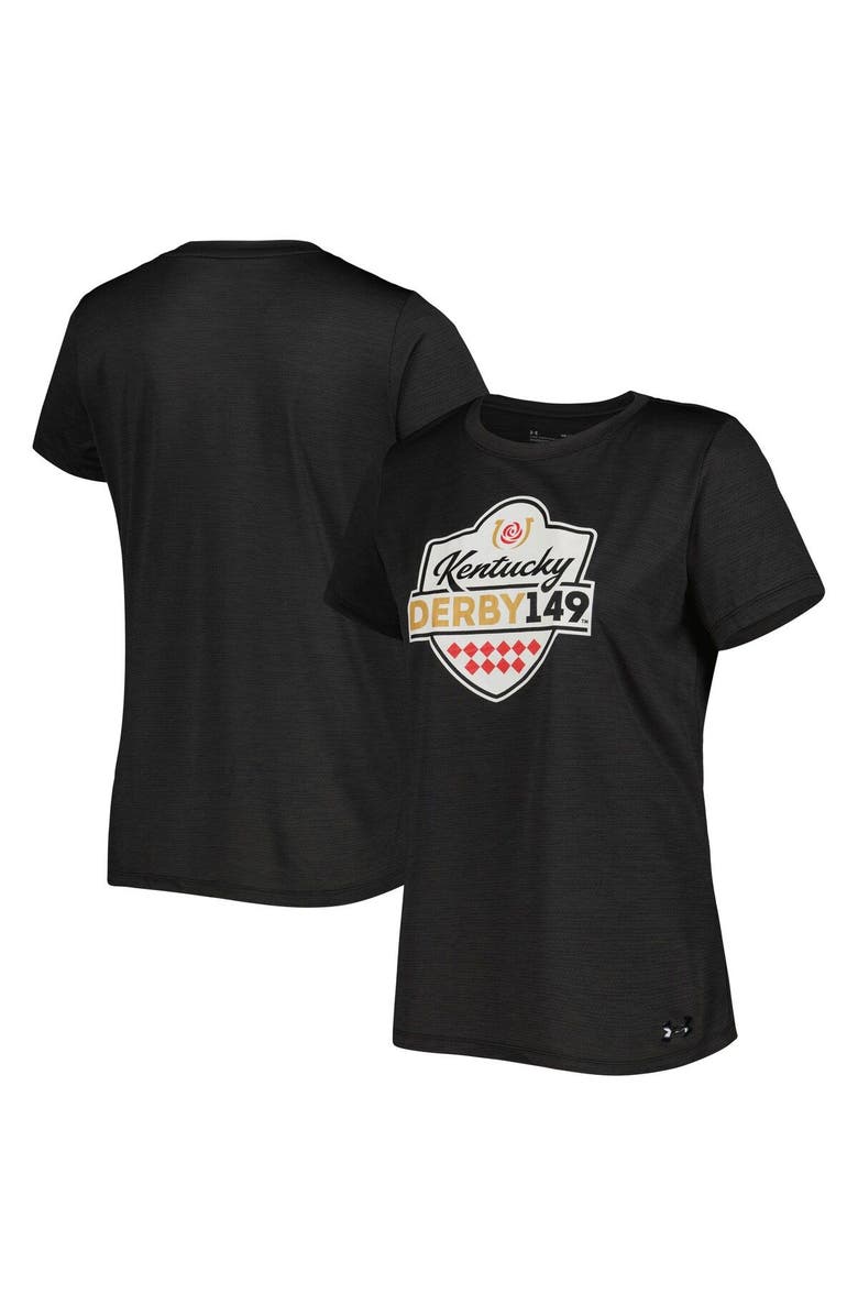 Under Armour Women's Under Armour Black Kentucky Derby 149 Performance T-Shirt, Alternate, color, 