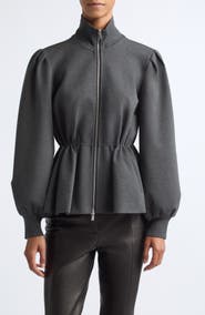 Toccin Ida Drawstring Waist Zip Jacket