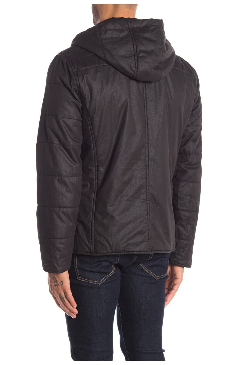 John Varvatos Star USA Quilted Puffer Hooded Jacket, Alternate, color,